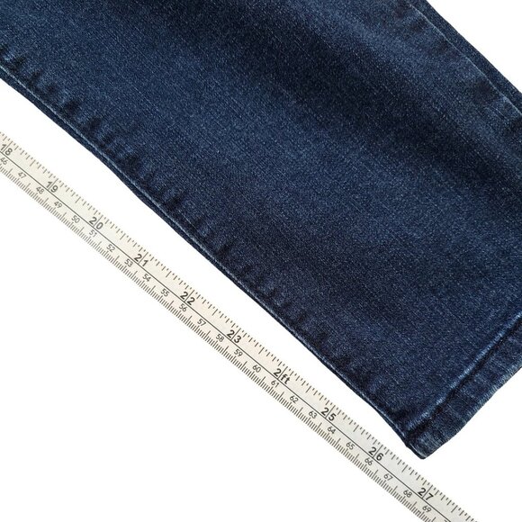Chaps High Rise Paper Bag Waist Women's Jeans Size 4/ 27 Dark Wash Denim Trendy - Picture 10 of 12